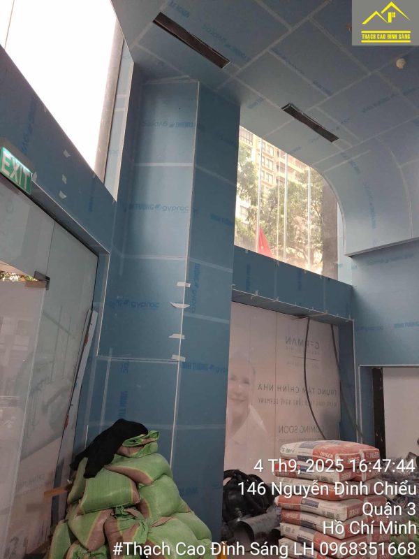 trần vách thạch cao hiệu vĩnh tường