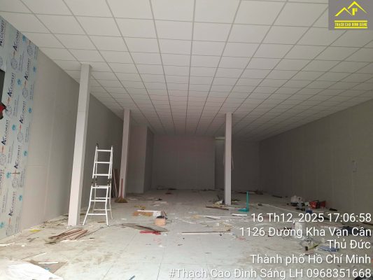 thi công trần vách thạch cao chuyên nghiêpf